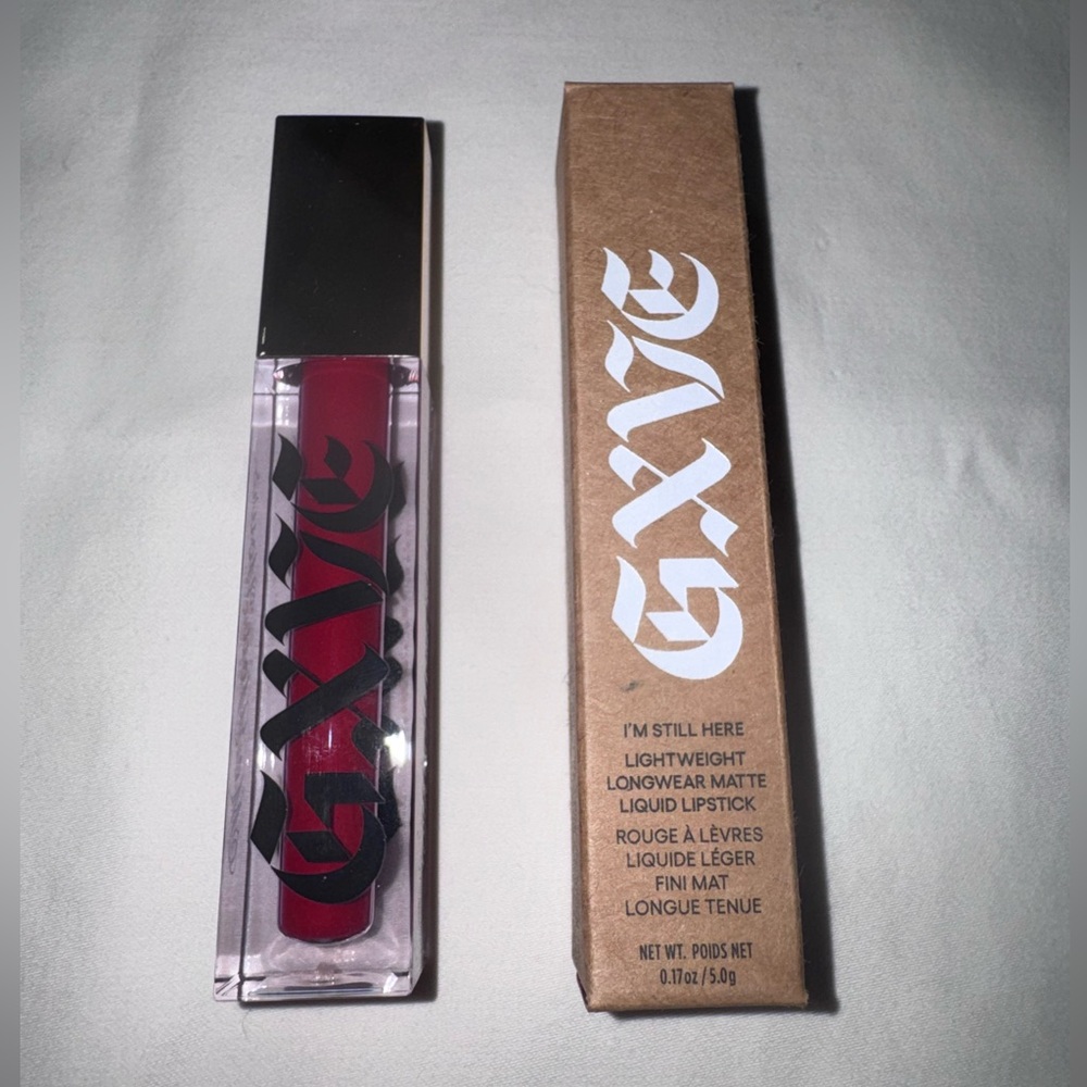 Gxve I’m Sill Here - Red Longwear Matte Liquid Lipstick in Original Recipe, NEW - Picture 6 of 11